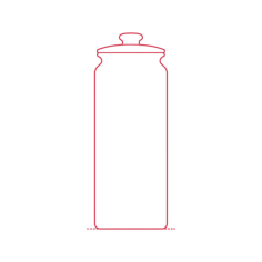 Objects Jars Tins Ikea Vardagen Jar 61 Oz Sticker Svg Vector, Free Vectors File